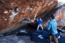 Bouldering in Hueco Tanks on 12/15/2019 with Blue Lizard Climbing and Yoga

Filename: SRM_20191215_1131110.jpg
Aperture: f/6.3
Shutter Speed: 1/250
Body: Canon EOS-1D Mark II
Lens: Canon EF 16-35mm f/2.8 L
