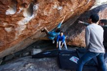 Bouldering in Hueco Tanks on 12/15/2019 with Blue Lizard Climbing and Yoga

Filename: SRM_20191215_1141400.jpg
Aperture: f/4.0
Shutter Speed: 1/250
Body: Canon EOS-1D Mark II
Lens: Canon EF 16-35mm f/2.8 L