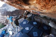 Bouldering in Hueco Tanks on 12/15/2019 with Blue Lizard Climbing and Yoga

Filename: SRM_20191215_1155090.jpg
Aperture: f/4.0
Shutter Speed: 1/250
Body: Canon EOS-1D Mark II
Lens: Canon EF 16-35mm f/2.8 L