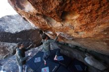 Bouldering in Hueco Tanks on 12/15/2019 with Blue Lizard Climbing and Yoga

Filename: SRM_20191215_1208180.jpg
Aperture: f/5.0
Shutter Speed: 1/250
Body: Canon EOS-1D Mark II
Lens: Canon EF 16-35mm f/2.8 L