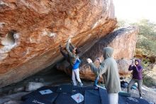 Bouldering in Hueco Tanks on 12/15/2019 with Blue Lizard Climbing and Yoga

Filename: SRM_20191215_1214510.jpg
Aperture: f/4.5
Shutter Speed: 1/250
Body: Canon EOS-1D Mark II
Lens: Canon EF 16-35mm f/2.8 L