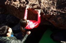 Bouldering in Hueco Tanks on 12/15/2019 with Blue Lizard Climbing and Yoga

Filename: SRM_20191215_1238010.jpg
Aperture: f/9.0
Shutter Speed: 1/250
Body: Canon EOS-1D Mark II
Lens: Canon EF 16-35mm f/2.8 L