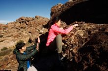 Bouldering in Hueco Tanks on 12/15/2019 with Blue Lizard Climbing and Yoga

Filename: SRM_20191215_1238120.jpg
Aperture: f/16.0
Shutter Speed: 1/250
Body: Canon EOS-1D Mark II
Lens: Canon EF 16-35mm f/2.8 L