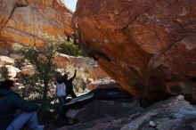 Bouldering in Hueco Tanks on 12/15/2019 with Blue Lizard Climbing and Yoga

Filename: SRM_20191215_1330501.jpg
Aperture: f/9.0
Shutter Speed: 1/250
Body: Canon EOS-1D Mark II
Lens: Canon EF 16-35mm f/2.8 L