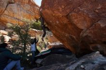 Bouldering in Hueco Tanks on 12/15/2019 with Blue Lizard Climbing and Yoga

Filename: SRM_20191215_1331051.jpg
Aperture: f/9.0
Shutter Speed: 1/250
Body: Canon EOS-1D Mark II
Lens: Canon EF 16-35mm f/2.8 L