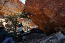 Bouldering in Hueco Tanks on 12/15/2019 with Blue Lizard Climbing and Yoga

Filename: SRM_20191215_1331080.jpg
Aperture: f/9.0
Shutter Speed: 1/250
Body: Canon EOS-1D Mark II
Lens: Canon EF 16-35mm f/2.8 L