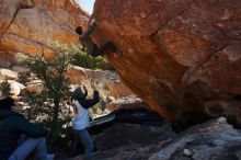 Bouldering in Hueco Tanks on 12/15/2019 with Blue Lizard Climbing and Yoga

Filename: SRM_20191215_1331180.jpg
Aperture: f/9.0
Shutter Speed: 1/250
Body: Canon EOS-1D Mark II
Lens: Canon EF 16-35mm f/2.8 L