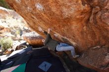 Bouldering in Hueco Tanks on 12/15/2019 with Blue Lizard Climbing and Yoga

Filename: SRM_20191215_1337480.jpg
Aperture: f/5.0
Shutter Speed: 1/250
Body: Canon EOS-1D Mark II
Lens: Canon EF 16-35mm f/2.8 L