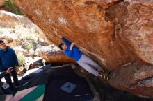 Bouldering in Hueco Tanks on 12/15/2019 with Blue Lizard Climbing and Yoga

Filename: SRM_20191215_1340200.jpg
Aperture: f/5.0
Shutter Speed: 1/250
Body: Canon EOS-1D Mark II
Lens: Canon EF 16-35mm f/2.8 L