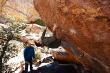 Bouldering in Hueco Tanks on 12/15/2019 with Blue Lizard Climbing and Yoga

Filename: SRM_20191215_1342410.jpg
Aperture: f/6.3
Shutter Speed: 1/250
Body: Canon EOS-1D Mark II
Lens: Canon EF 16-35mm f/2.8 L