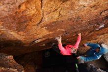 Bouldering in Hueco Tanks on 12/15/2019 with Blue Lizard Climbing and Yoga

Filename: SRM_20191215_1412060.jpg
Aperture: f/4.5
Shutter Speed: 1/250
Body: Canon EOS-1D Mark II
Lens: Canon EF 16-35mm f/2.8 L