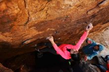 Bouldering in Hueco Tanks on 12/15/2019 with Blue Lizard Climbing and Yoga

Filename: SRM_20191215_1412101.jpg
Aperture: f/4.5
Shutter Speed: 1/250
Body: Canon EOS-1D Mark II
Lens: Canon EF 16-35mm f/2.8 L