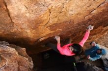 Bouldering in Hueco Tanks on 12/15/2019 with Blue Lizard Climbing and Yoga

Filename: SRM_20191215_1412180.jpg
Aperture: f/4.5
Shutter Speed: 1/250
Body: Canon EOS-1D Mark II
Lens: Canon EF 16-35mm f/2.8 L