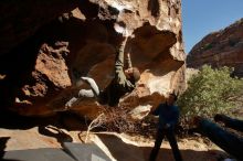 Bouldering in Hueco Tanks on 12/15/2019 with Blue Lizard Climbing and Yoga

Filename: SRM_20191215_1428400.jpg
Aperture: f/9.0
Shutter Speed: 1/320
Body: Canon EOS-1D Mark II
Lens: Canon EF 16-35mm f/2.8 L