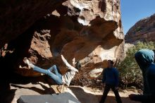 Bouldering in Hueco Tanks on 12/15/2019 with Blue Lizard Climbing and Yoga

Filename: SRM_20191215_1430080.jpg
Aperture: f/8.0
Shutter Speed: 1/320
Body: Canon EOS-1D Mark II
Lens: Canon EF 16-35mm f/2.8 L