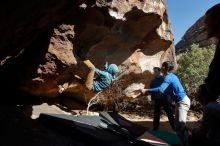 Bouldering in Hueco Tanks on 12/15/2019 with Blue Lizard Climbing and Yoga

Filename: SRM_20191215_1435140.jpg
Aperture: f/5.6
Shutter Speed: 1/400
Body: Canon EOS-1D Mark II
Lens: Canon EF 16-35mm f/2.8 L