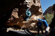 Bouldering in Hueco Tanks on 12/15/2019 with Blue Lizard Climbing and Yoga

Filename: SRM_20191215_1435170.jpg
Aperture: f/5.6
Shutter Speed: 1/400
Body: Canon EOS-1D Mark II
Lens: Canon EF 16-35mm f/2.8 L