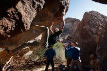 Bouldering in Hueco Tanks on 12/15/2019 with Blue Lizard Climbing and Yoga

Filename: SRM_20191215_1436050.jpg
Aperture: f/4.5
Shutter Speed: 1/400
Body: Canon EOS-1D Mark II
Lens: Canon EF 16-35mm f/2.8 L