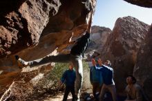 Bouldering in Hueco Tanks on 12/15/2019 with Blue Lizard Climbing and Yoga

Filename: SRM_20191215_1436090.jpg
Aperture: f/4.5
Shutter Speed: 1/400
Body: Canon EOS-1D Mark II
Lens: Canon EF 16-35mm f/2.8 L