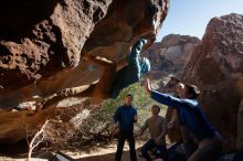 Bouldering in Hueco Tanks on 12/15/2019 with Blue Lizard Climbing and Yoga

Filename: SRM_20191215_1439310.jpg
Aperture: f/4.5
Shutter Speed: 1/400
Body: Canon EOS-1D Mark II
Lens: Canon EF 16-35mm f/2.8 L