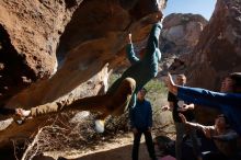 Bouldering in Hueco Tanks on 12/15/2019 with Blue Lizard Climbing and Yoga

Filename: SRM_20191215_1443330.jpg
Aperture: f/5.0
Shutter Speed: 1/400
Body: Canon EOS-1D Mark II
Lens: Canon EF 16-35mm f/2.8 L