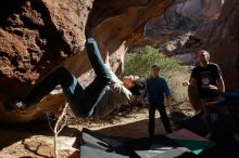 Bouldering in Hueco Tanks on 12/15/2019 with Blue Lizard Climbing and Yoga

Filename: SRM_20191215_1444260.jpg
Aperture: f/5.6
Shutter Speed: 1/400
Body: Canon EOS-1D Mark II
Lens: Canon EF 16-35mm f/2.8 L