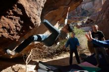 Bouldering in Hueco Tanks on 12/15/2019 with Blue Lizard Climbing and Yoga

Filename: SRM_20191215_1444280.jpg
Aperture: f/4.5
Shutter Speed: 1/400
Body: Canon EOS-1D Mark II
Lens: Canon EF 16-35mm f/2.8 L