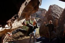 Bouldering in Hueco Tanks on 12/15/2019 with Blue Lizard Climbing and Yoga

Filename: SRM_20191215_1507301.jpg
Aperture: f/5.0
Shutter Speed: 1/400
Body: Canon EOS-1D Mark II
Lens: Canon EF 16-35mm f/2.8 L