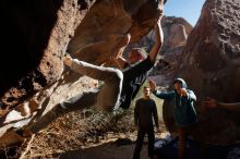 Bouldering in Hueco Tanks on 12/15/2019 with Blue Lizard Climbing and Yoga

Filename: SRM_20191215_1509560.jpg
Aperture: f/5.6
Shutter Speed: 1/400
Body: Canon EOS-1D Mark II
Lens: Canon EF 16-35mm f/2.8 L