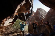 Bouldering in Hueco Tanks on 12/15/2019 with Blue Lizard Climbing and Yoga

Filename: SRM_20191215_1510560.jpg
Aperture: f/4.5
Shutter Speed: 1/400
Body: Canon EOS-1D Mark II
Lens: Canon EF 16-35mm f/2.8 L