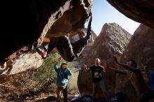 Bouldering in Hueco Tanks on 12/15/2019 with Blue Lizard Climbing and Yoga

Filename: SRM_20191215_1510561.jpg
Aperture: f/5.0
Shutter Speed: 1/400
Body: Canon EOS-1D Mark II
Lens: Canon EF 16-35mm f/2.8 L