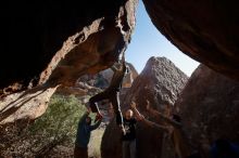 Bouldering in Hueco Tanks on 12/15/2019 with Blue Lizard Climbing and Yoga

Filename: SRM_20191215_1511140.jpg
Aperture: f/5.6
Shutter Speed: 1/400
Body: Canon EOS-1D Mark II
Lens: Canon EF 16-35mm f/2.8 L