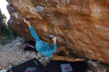 Bouldering in Hueco Tanks on 12/15/2019 with Blue Lizard Climbing and Yoga

Filename: SRM_20191215_1622050.jpg
Aperture: f/5.6
Shutter Speed: 1/250
Body: Canon EOS-1D Mark II
Lens: Canon EF 16-35mm f/2.8 L