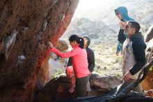 Bouldering in Hueco Tanks on 12/15/2019 with Blue Lizard Climbing and Yoga

Filename: SRM_20191215_1635130.jpg
Aperture: f/4.0
Shutter Speed: 1/250
Body: Canon EOS-1D Mark II
Lens: Canon EF 50mm f/1.8 II