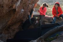 Bouldering in Hueco Tanks on 12/15/2019 with Blue Lizard Climbing and Yoga

Filename: SRM_20191215_1637570.jpg
Aperture: f/4.0
Shutter Speed: 1/250
Body: Canon EOS-1D Mark II
Lens: Canon EF 50mm f/1.8 II