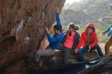 Bouldering in Hueco Tanks on 12/15/2019 with Blue Lizard Climbing and Yoga

Filename: SRM_20191215_1638500.jpg
Aperture: f/4.0
Shutter Speed: 1/250
Body: Canon EOS-1D Mark II
Lens: Canon EF 50mm f/1.8 II