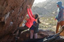 Bouldering in Hueco Tanks on 12/15/2019 with Blue Lizard Climbing and Yoga

Filename: SRM_20191215_1642410.jpg
Aperture: f/4.0
Shutter Speed: 1/250
Body: Canon EOS-1D Mark II
Lens: Canon EF 50mm f/1.8 II