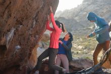 Bouldering in Hueco Tanks on 12/15/2019 with Blue Lizard Climbing and Yoga

Filename: SRM_20191215_1642460.jpg
Aperture: f/4.0
Shutter Speed: 1/250
Body: Canon EOS-1D Mark II
Lens: Canon EF 50mm f/1.8 II