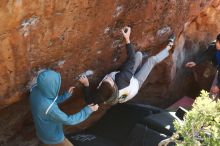 Bouldering in Hueco Tanks on 12/15/2019 with Blue Lizard Climbing and Yoga

Filename: SRM_20191215_1646510.jpg
Aperture: f/2.8
Shutter Speed: 1/250
Body: Canon EOS-1D Mark II
Lens: Canon EF 50mm f/1.8 II