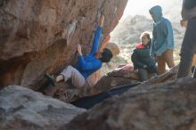 Bouldering in Hueco Tanks on 12/15/2019 with Blue Lizard Climbing and Yoga

Filename: SRM_20191215_1652510.jpg
Aperture: f/2.8
Shutter Speed: 1/250
Body: Canon EOS-1D Mark II
Lens: Canon EF 50mm f/1.8 II