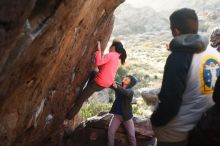 Bouldering in Hueco Tanks on 12/15/2019 with Blue Lizard Climbing and Yoga

Filename: SRM_20191215_1700090.jpg
Aperture: f/4.0
Shutter Speed: 1/250
Body: Canon EOS-1D Mark II
Lens: Canon EF 50mm f/1.8 II