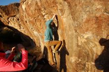 Bouldering in Hueco Tanks on 12/15/2019 with Blue Lizard Climbing and Yoga

Filename: SRM_20191215_1732530.jpg
Aperture: f/6.3
Shutter Speed: 1/250
Body: Canon EOS-1D Mark II
Lens: Canon EF 16-35mm f/2.8 L