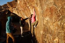 Bouldering in Hueco Tanks on 12/15/2019 with Blue Lizard Climbing and Yoga

Filename: SRM_20191215_1735110.jpg
Aperture: f/6.3
Shutter Speed: 1/250
Body: Canon EOS-1D Mark II
Lens: Canon EF 16-35mm f/2.8 L