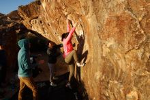 Bouldering in Hueco Tanks on 12/15/2019 with Blue Lizard Climbing and Yoga

Filename: SRM_20191215_1735181.jpg
Aperture: f/6.3
Shutter Speed: 1/250
Body: Canon EOS-1D Mark II
Lens: Canon EF 16-35mm f/2.8 L