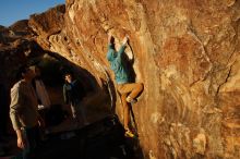 Bouldering in Hueco Tanks on 12/15/2019 with Blue Lizard Climbing and Yoga

Filename: SRM_20191215_1736330.jpg
Aperture: f/8.0
Shutter Speed: 1/250
Body: Canon EOS-1D Mark II
Lens: Canon EF 16-35mm f/2.8 L