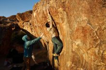 Bouldering in Hueco Tanks on 12/15/2019 with Blue Lizard Climbing and Yoga

Filename: SRM_20191215_1739550.jpg
Aperture: f/7.1
Shutter Speed: 1/250
Body: Canon EOS-1D Mark II
Lens: Canon EF 16-35mm f/2.8 L