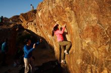 Bouldering in Hueco Tanks on 12/15/2019 with Blue Lizard Climbing and Yoga

Filename: SRM_20191215_1742080.jpg
Aperture: f/7.1
Shutter Speed: 1/250
Body: Canon EOS-1D Mark II
Lens: Canon EF 16-35mm f/2.8 L