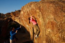 Bouldering in Hueco Tanks on 12/15/2019 with Blue Lizard Climbing and Yoga

Filename: SRM_20191215_1742120.jpg
Aperture: f/7.1
Shutter Speed: 1/250
Body: Canon EOS-1D Mark II
Lens: Canon EF 16-35mm f/2.8 L