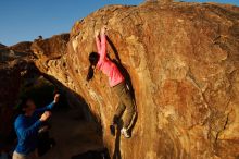 Bouldering in Hueco Tanks on 12/15/2019 with Blue Lizard Climbing and Yoga

Filename: SRM_20191215_1742170.jpg
Aperture: f/7.1
Shutter Speed: 1/250
Body: Canon EOS-1D Mark II
Lens: Canon EF 16-35mm f/2.8 L