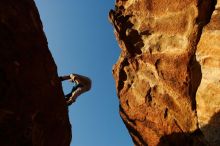 Bouldering in Hueco Tanks on 12/15/2019 with Blue Lizard Climbing and Yoga

Filename: SRM_20191215_1745442.jpg
Aperture: f/6.3
Shutter Speed: 1/250
Body: Canon EOS-1D Mark II
Lens: Canon EF 16-35mm f/2.8 L